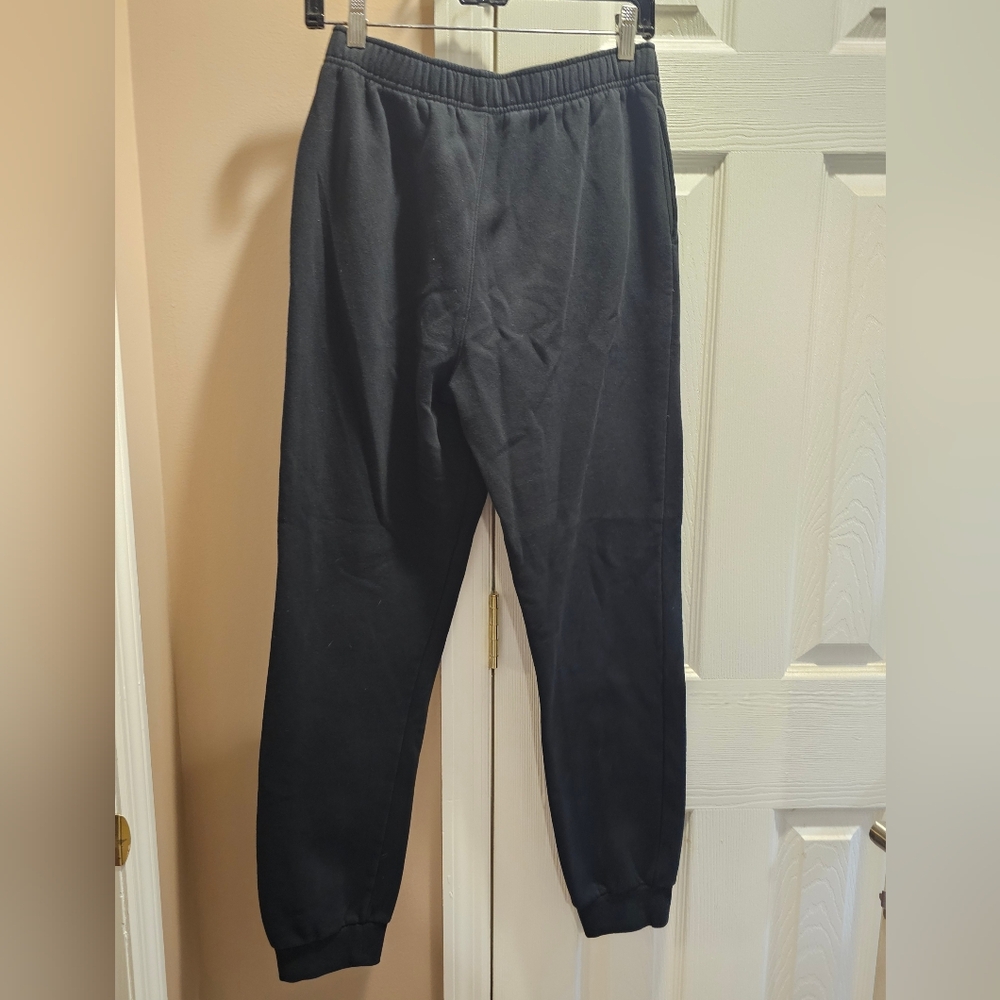 Champion Boys Black Joggers with Logo - Picture 2 of 3